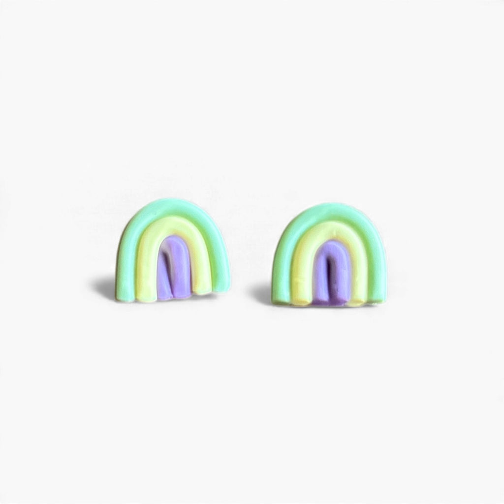 Rainbow Ear Studs