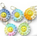 Macrame Daisy keychain