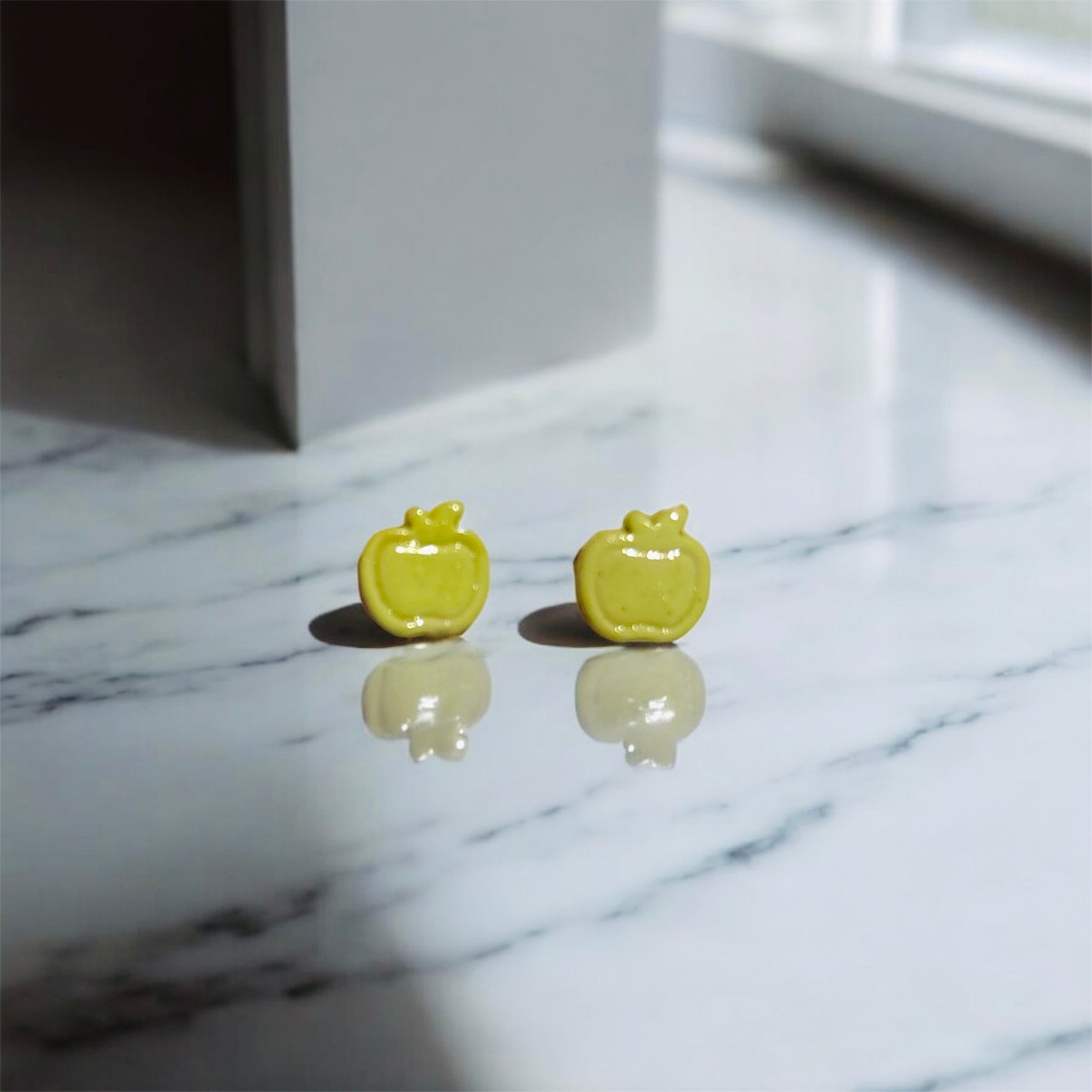 polymer clay earrings (foodie)