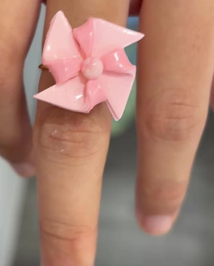 Handmade windmill ring (adjustable)